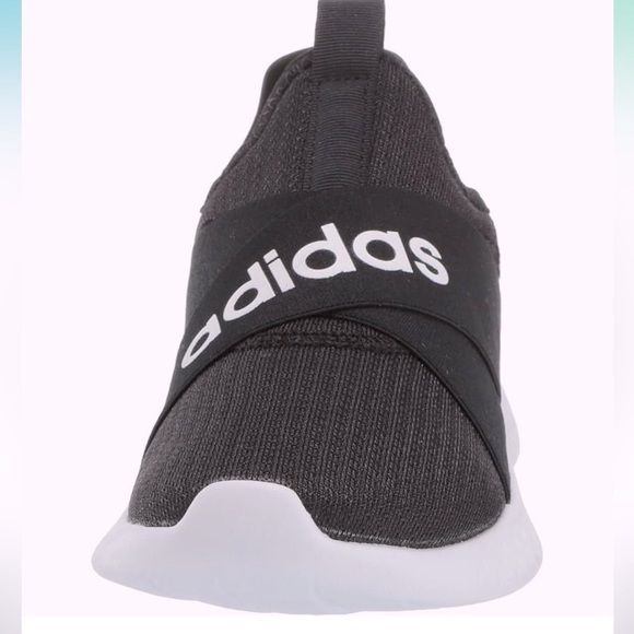 Adidas SUPER Cloudfoam Puremotion black AIR FLOW MESH slip on white bounce sole